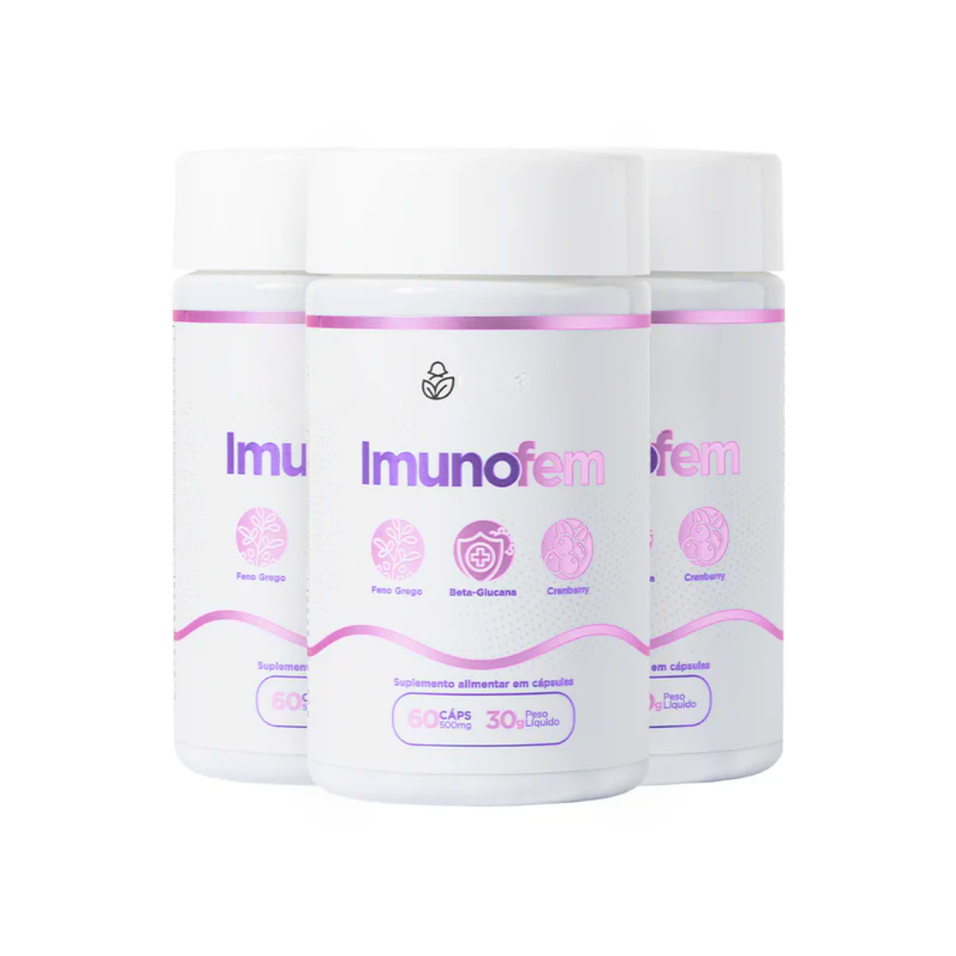 Imunofem – Suplemento para o Bem-Estar Íntimo Feminino + Frete Grátis