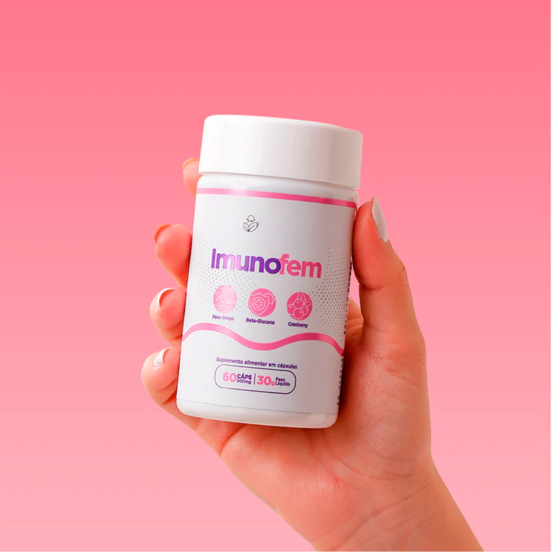 Imunofem – Suplemento para o Bem-Estar Íntimo Feminino + Frete Grátis