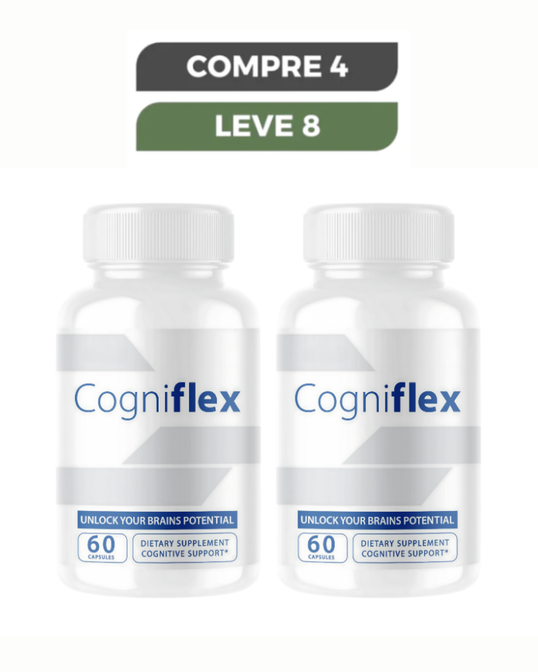 Cogniflex Original 60 Cápsulas - Encontre a Clareza Mental + Frete Grátis