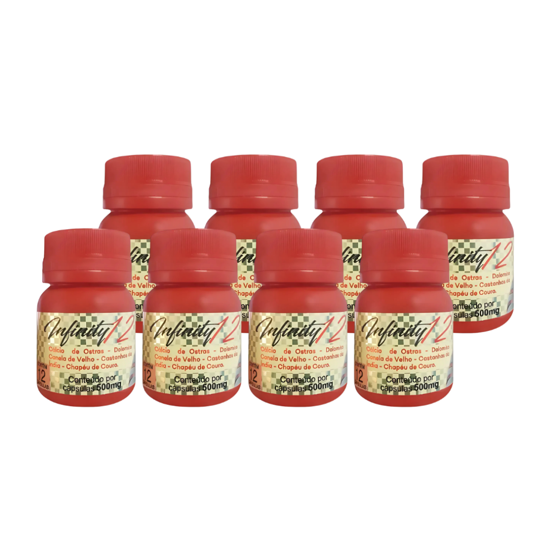 Infinity 12 Original 12 Cápsulas - Alívio de Dores e Redução de Inflamações + Frete Grátis