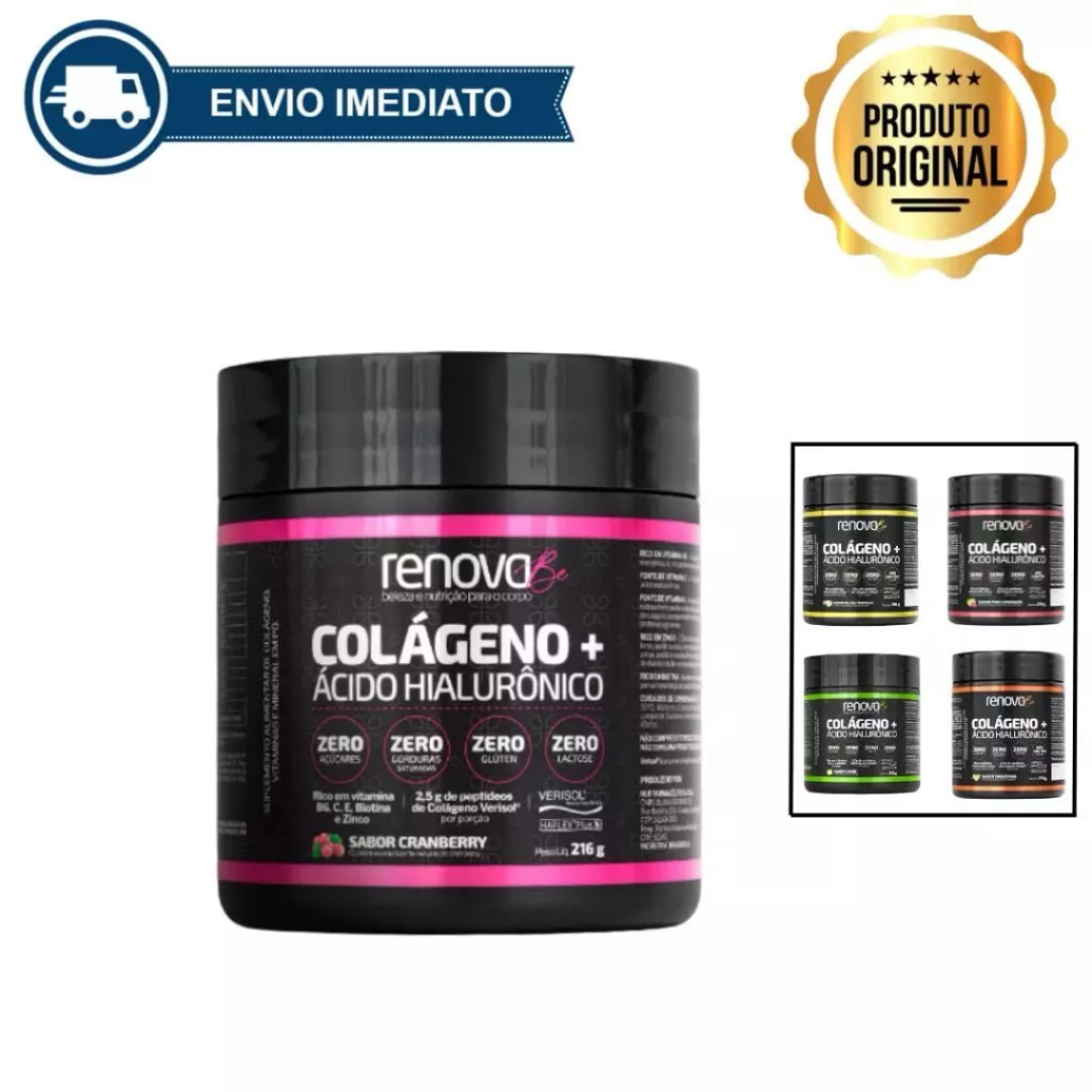 Colágeno Verisol® Renova Be com Ácido Hialurônico + 1 Sérum Facial + 1 Creme Retinol