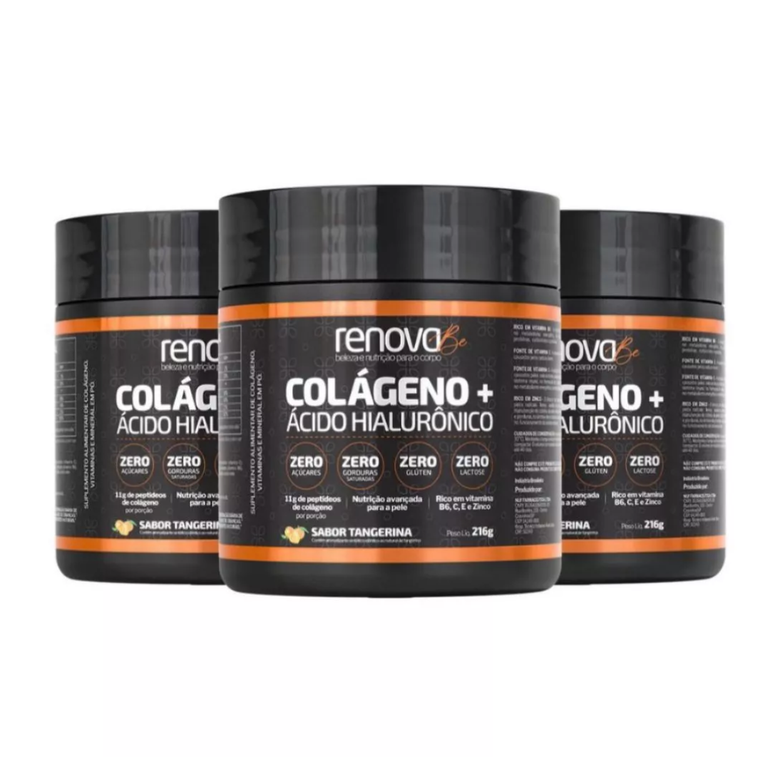 Colágeno Verisol® Renova Be com Ácido Hialurônico + 1 Sérum Facial + 1 Creme Retinol