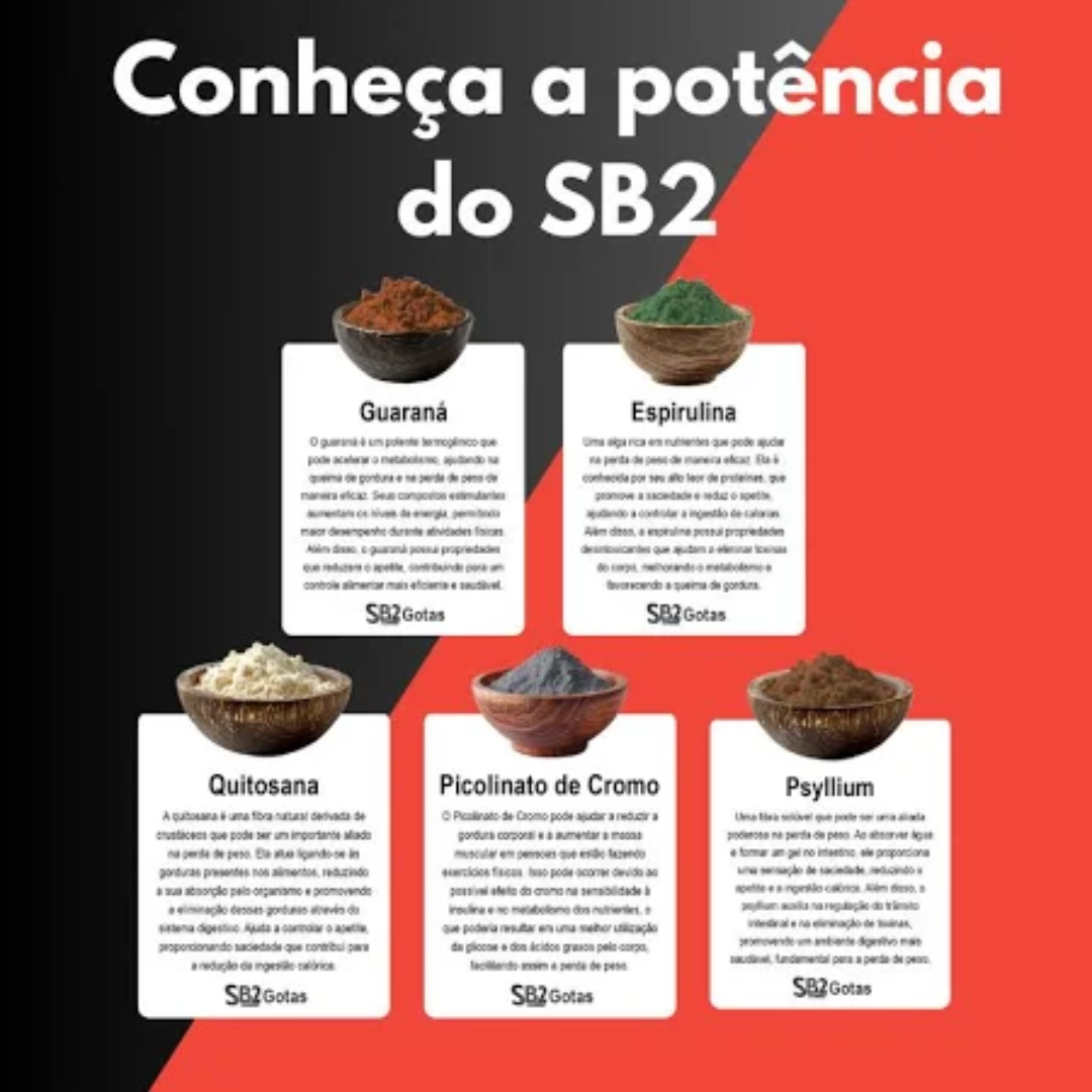 SB2 - Cápsulas - Fórmula Natural com 60 Unidades