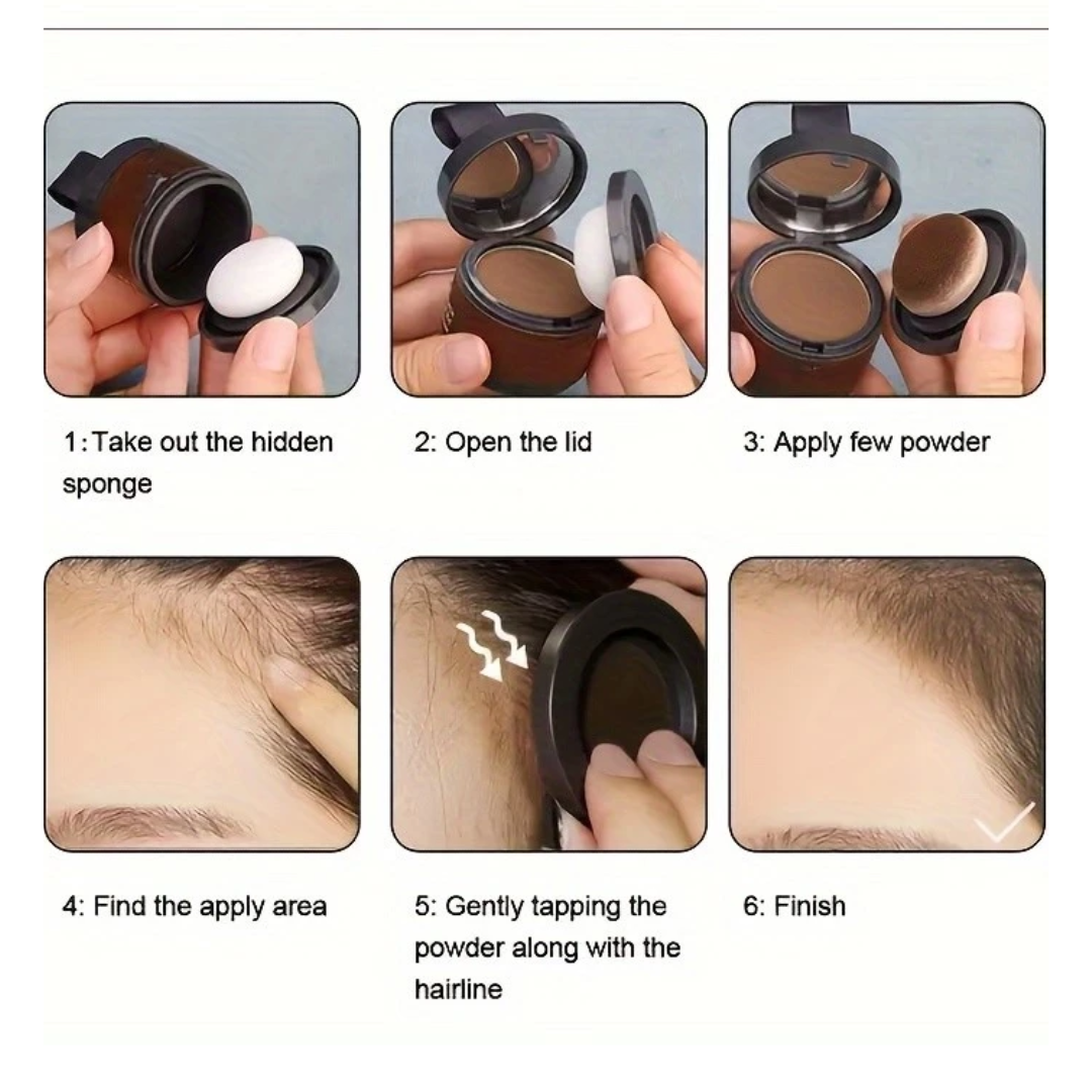 SUAKE HAIR SHADOW Linha Fina Em Pó Sombra Maquiagem Corretivo De Cabelo Cobertura Natural Unissex