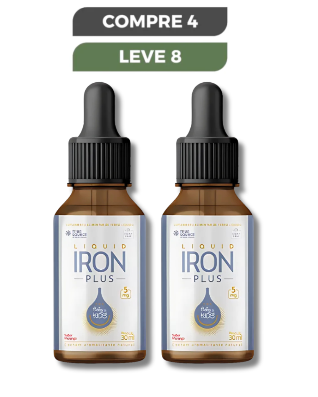 Iron Plus Original 30ml - Suplemento Natural para o Bem-Estar + Frete Grátis