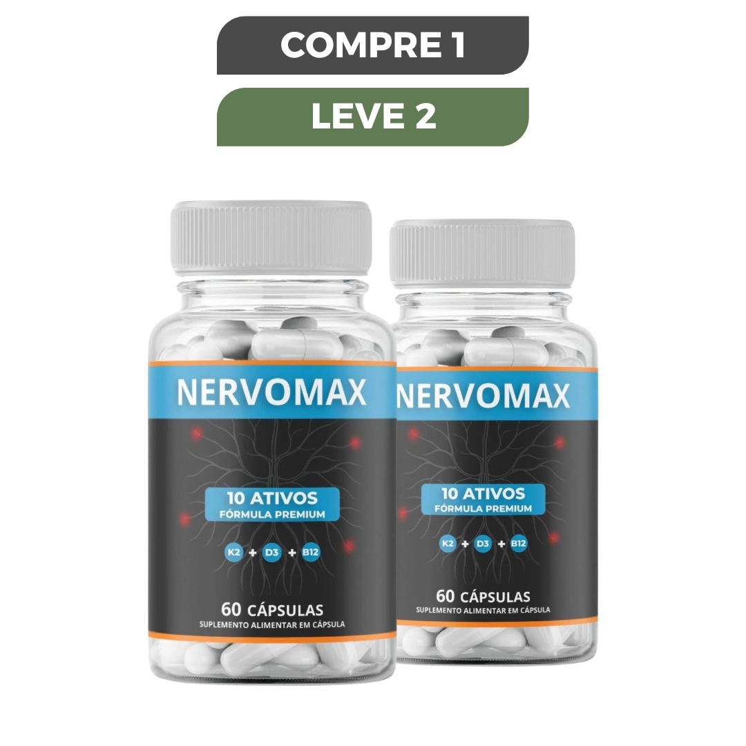 Nervomax Original 60 Cápsulas - Acabe com as Suas Dores + Frete Grátis