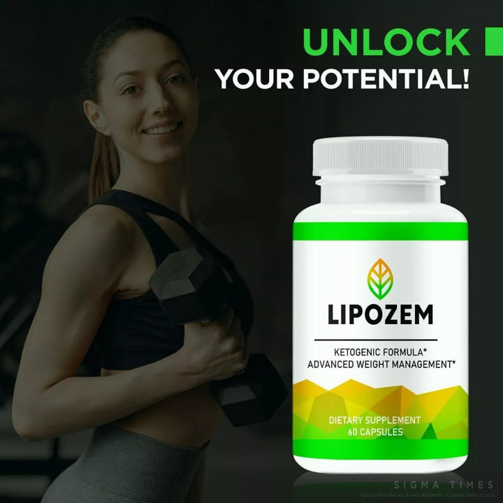 Lipozem 60 Capsules - Healthy Weight Loss + Free Shipping