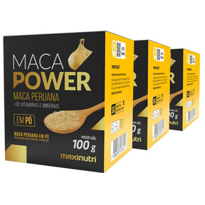 Maca Power em Pó 100g com Vitaminas e Minerais Maxinutri