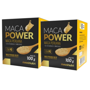Maca Power em Pó 100g com Vitaminas e Minerais Maxinutri