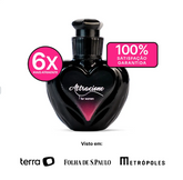 ATTRACIONE Desperte o desejo com três borrifadas do único perfume que possui o feromônio “magnético” ATTRACIONE