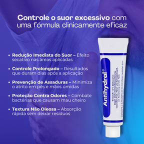 Pomada Antihydral - A Solução Para Seu Suor + Frete Grátis