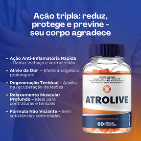 Atrolive Original 60 Cápsulas - Cuidando Das Suas Articulações + Frete Grátis