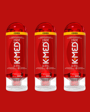 Gel LUBRIFICANTE  Íntimo K-Med Hot 200g  SENSAÇÃO QUENTE