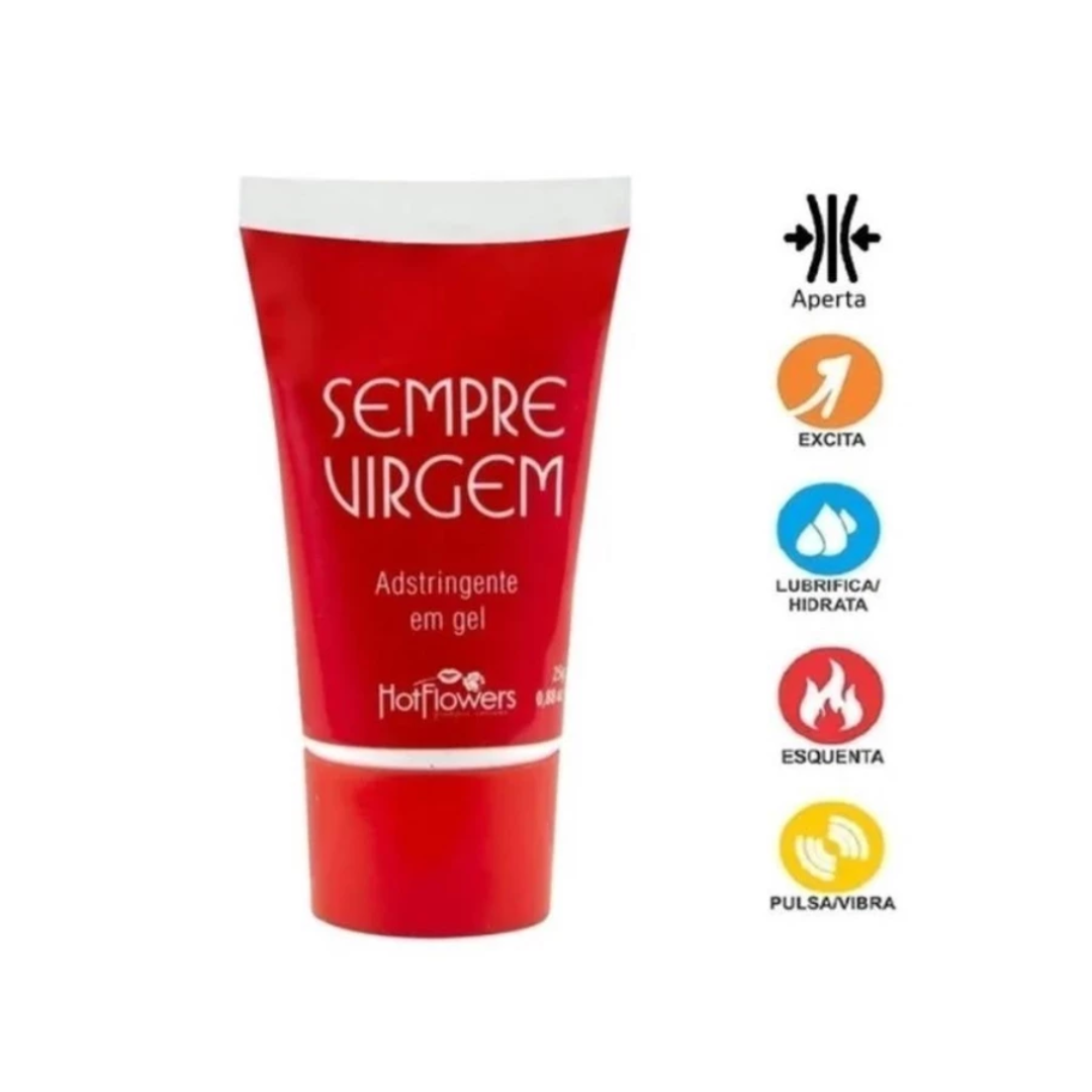 SEMPRE VIRGEM ADSTRINGENTE EM GEL HOT FLOWERS 25G