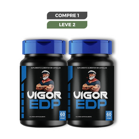 Vigor EDP Original 60 Cápsulas - Desempenho Masculino - Frete Grátis