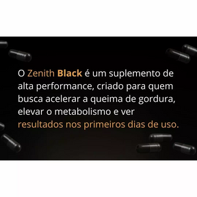 ZENITH BLACK Suplemento  EMAGRECEDOR Termogênico LANÇAMENTO + Frete Grátis Para Todo Brasil