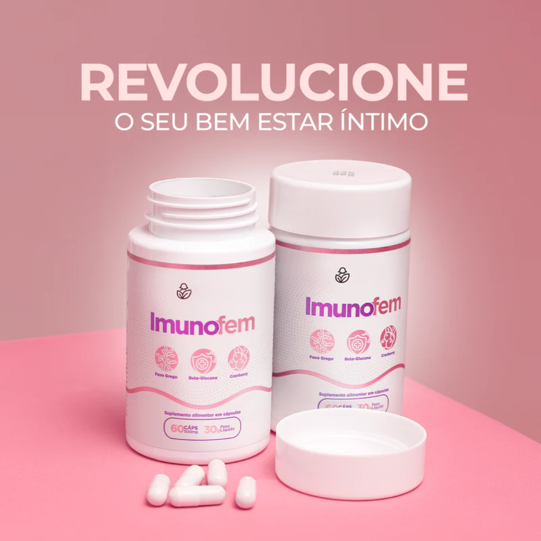 Imunofem – Suplemento para o Bem-Estar Íntimo Feminino + Frete Grátis