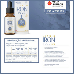Iron Plus Original 30ml - Suplemento Natural para o Bem-Estar + Frete Grátis