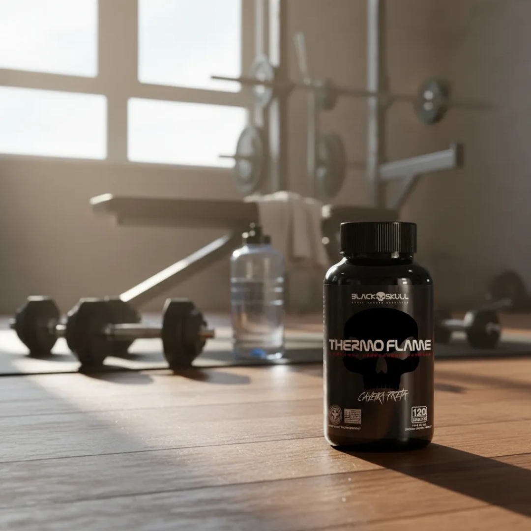 Thermo Flame 60  Cápsulas - Black Skull + Frete Grátis