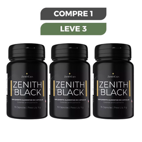 ZENITH BLACK Suplemento  EMAGRECEDOR para Equilíbrio Alimentar e Energia LANÇAMENTO