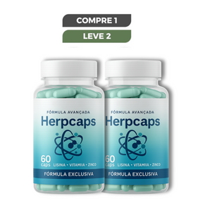 Herpcaps Original 60 Cápsulas - Suplemento Natural para Imunidade - Frete Grátis