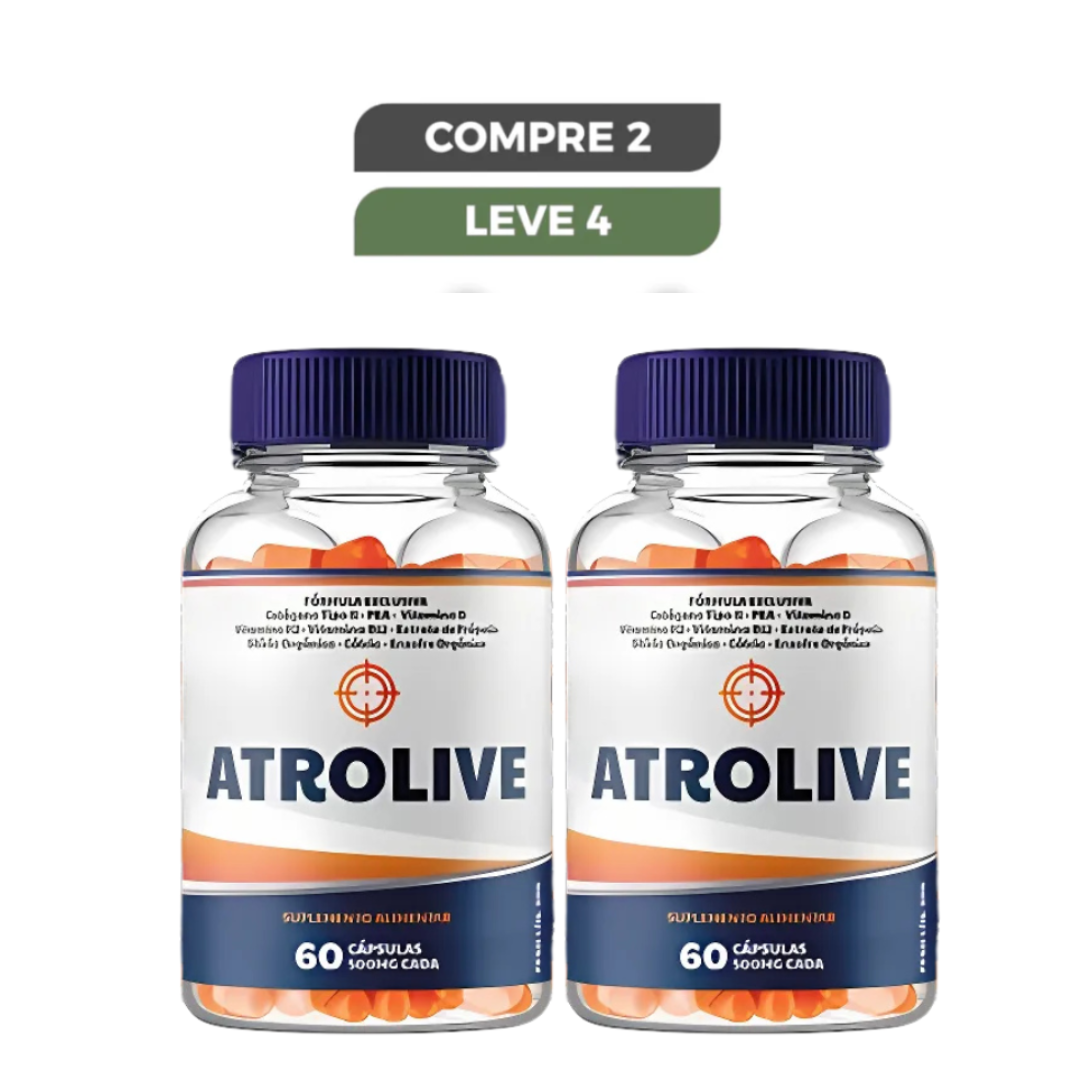 Atrolive Original 60 Cápsulas - Cuidando Das Suas Articulações + Frete Grátis