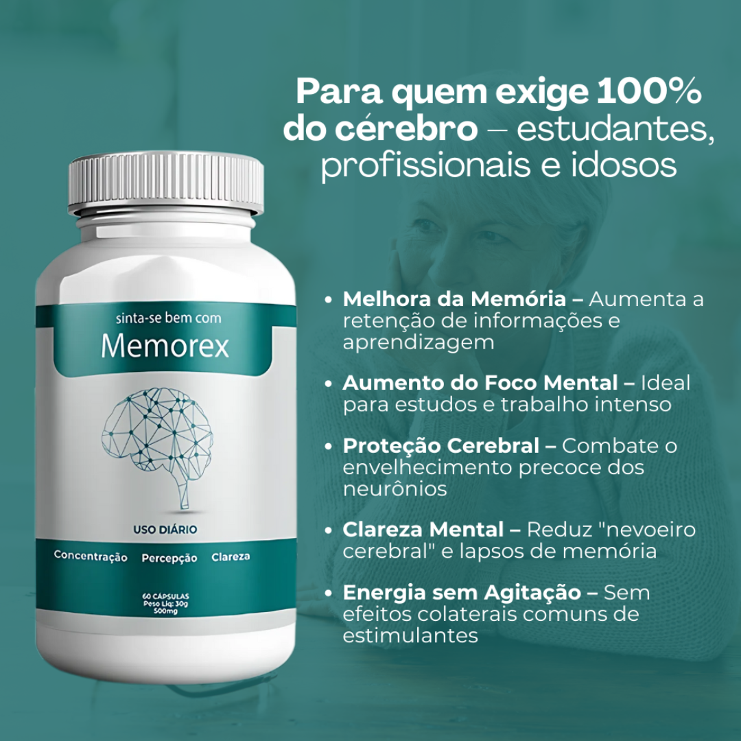 Memorex Original 60 Cápsulas - Encontre a Clareza Mental + Frete Grátis