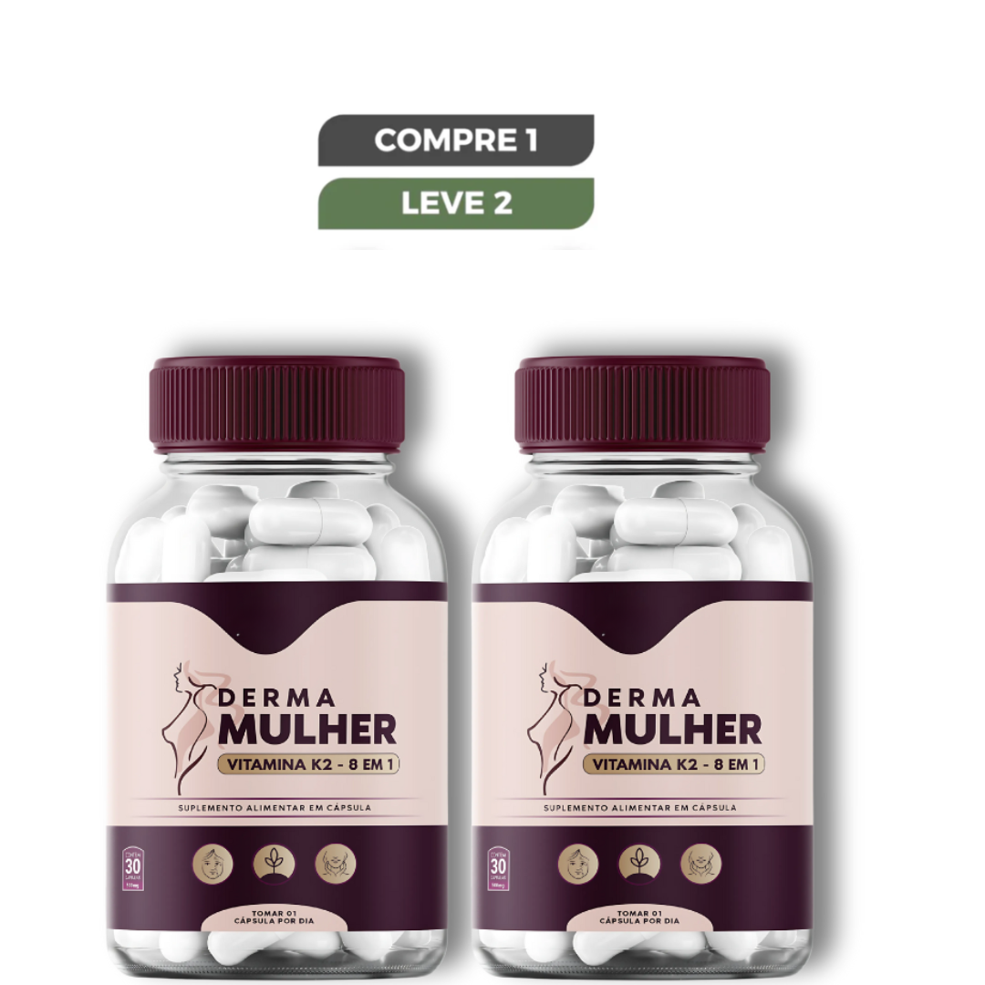 Derma Mulher Original 30 Cápsulas - Beleza Radiante + Frete Grátis