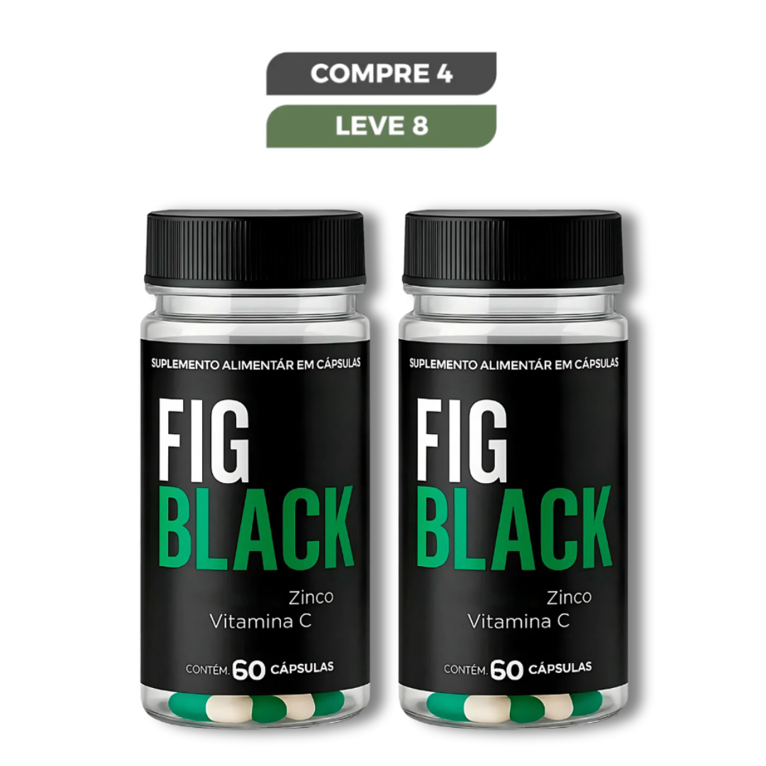 Fig Black Original 60 Cápsulas - Equilíbrio da Saúde Metabólica - Frete Grátis