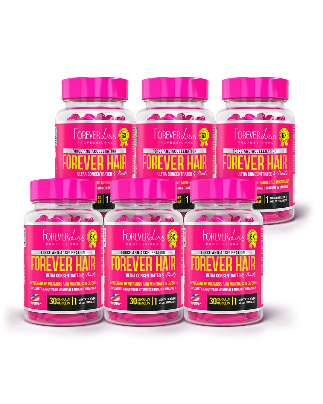 Forever Hair Crescimento Capilar Tratamento 30 Dias