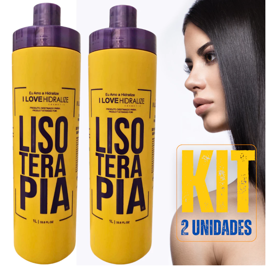 Progressiva Orgânica Sem Formol Lisoterapia - Hidralize 1L - Liso Extremo.