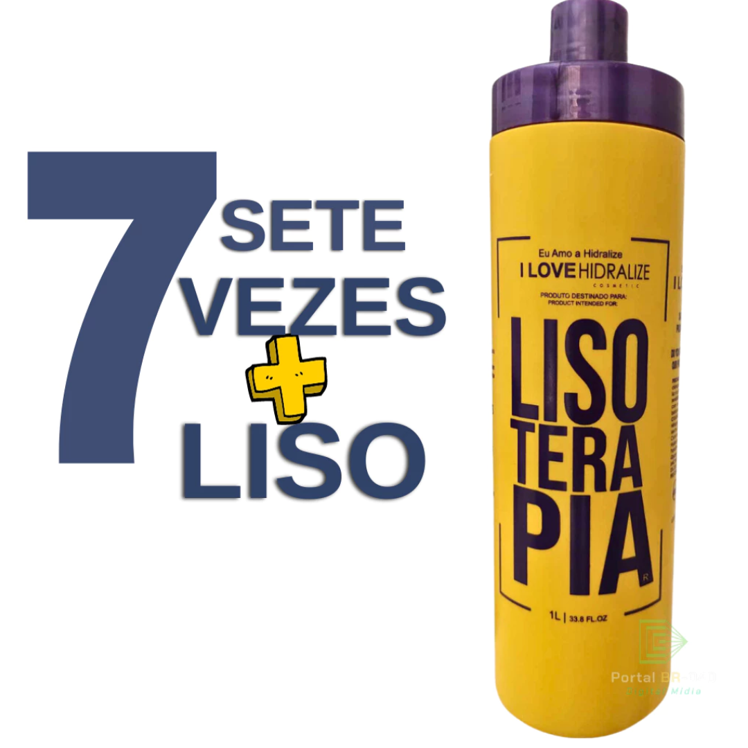Progressiva Orgânica Sem Formol Lisoterapia - Hidralize 1L - Liso Extremo.