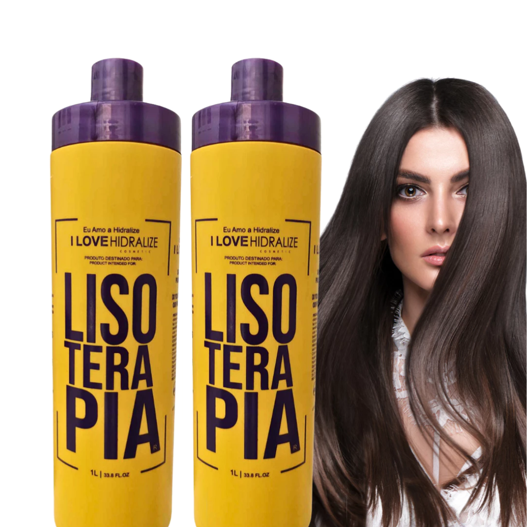 Progressiva Orgânica Sem Formol Lisoterapia - Hidralize 1L - Liso Extremo.