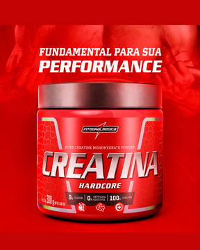 Creatina 100% Pura 300g Hardcore