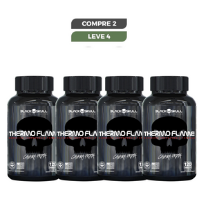 Thermo Flame 60  Cápsulas - Black Skull + Frete Grátis