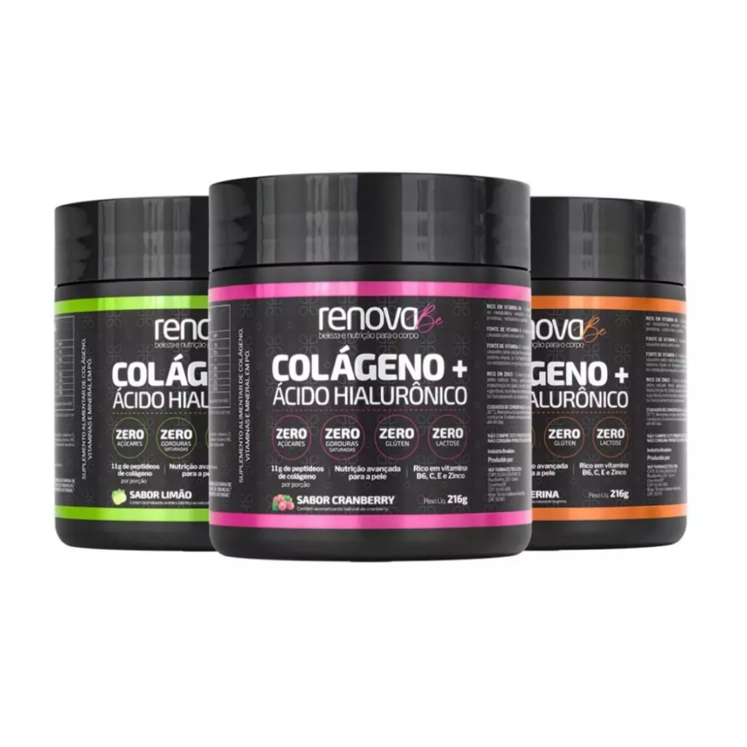 Colágeno Verisol®  Renova Be com Ácido Hialurônico + 1 Sérum Facial + 1 Creme Retinol