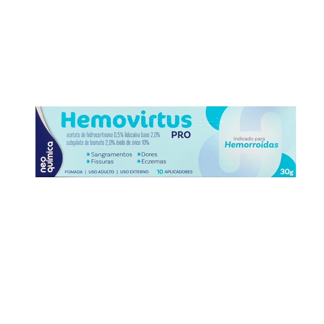 Pomada hemovirtus Pro 30g Neo química