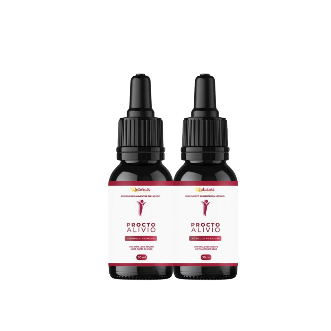 Procto Alívio original com 30 ml em cada frasco