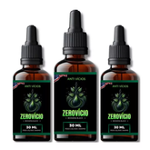 ZEROVICIO GOTAS ORIGINAL 100% NATURAL 30ML (03 UNIDADES)