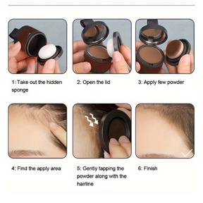 SUAKE HAIR SHADOW Linha Fina Em Pó Sombra Maquiagem Corretivo De Cabelo Cobertura Natural Unissex