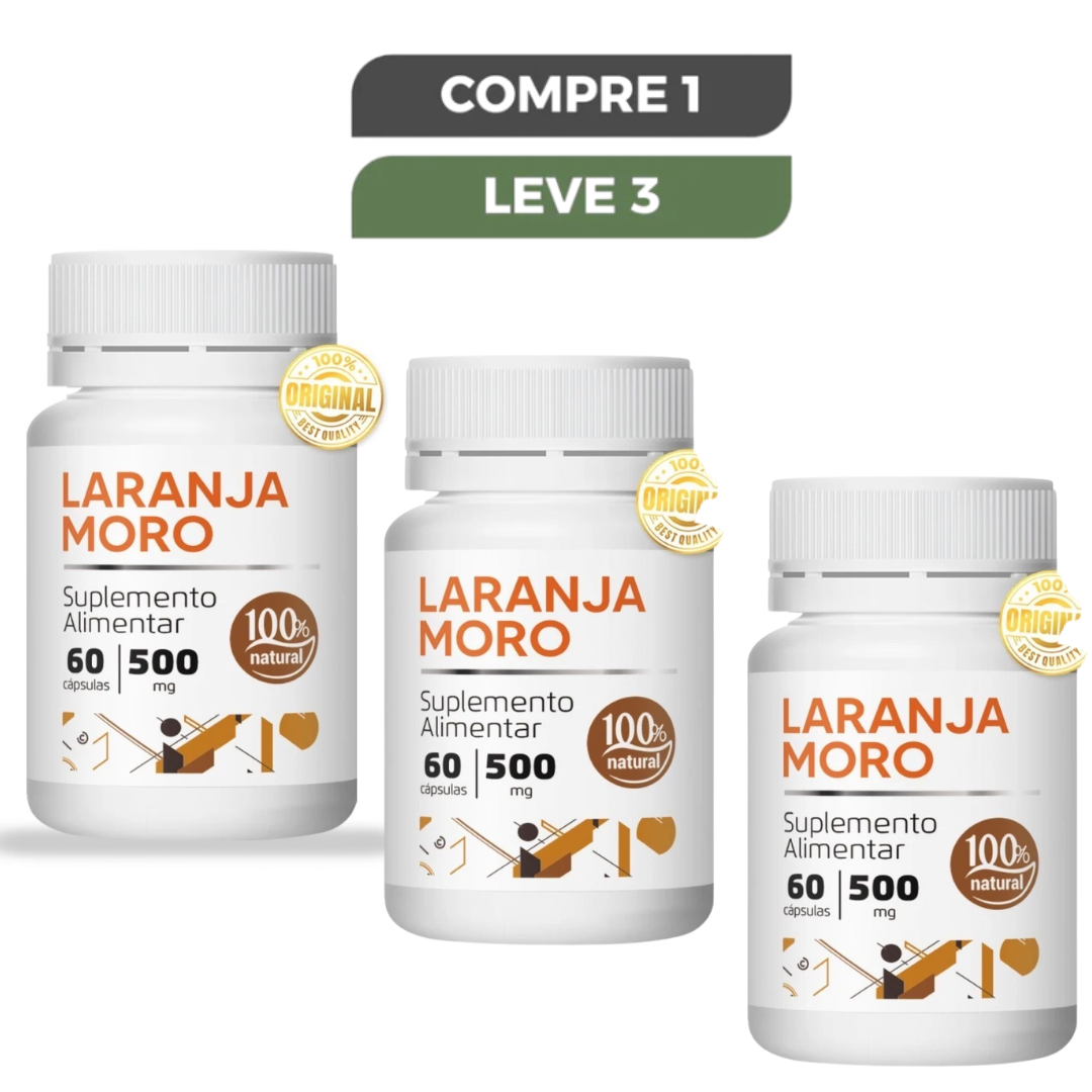 LARANJA MORO VITA C  Emagrecedor Natural 500MG 60 CÁPS