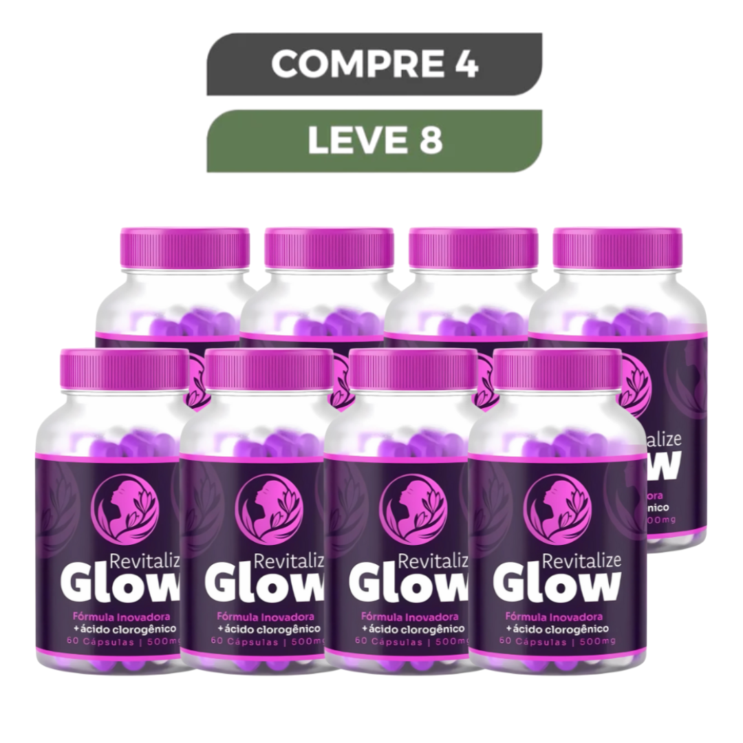 Revitalize Glow Original 60 Cápsulas - Pele Radiante e Hidratação + Frete Grátis