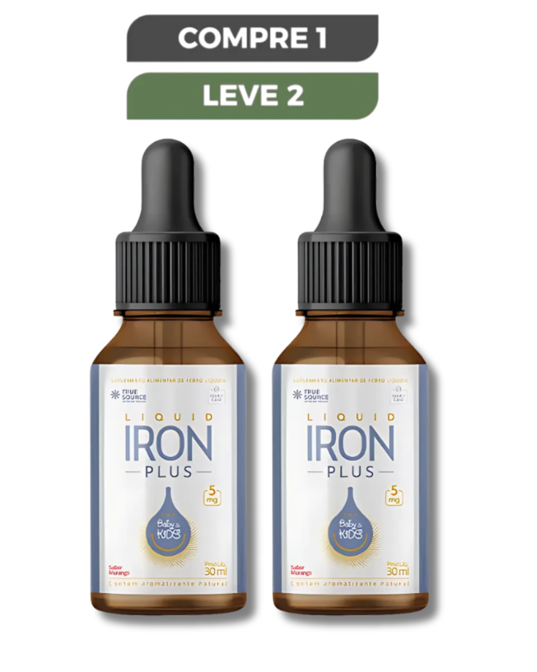 Iron Plus Original 30ml - Suplemento Natural para o Bem-Estar + Frete Grátis