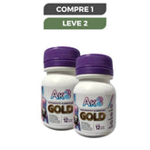 Gold Ak3 Original 60 Cápsulas - Acabe com os Desconfortos + Frete Grátis