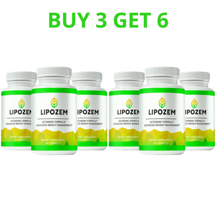 Lipozem 60 Capsules - Healthy Weight Loss + Free Shipping