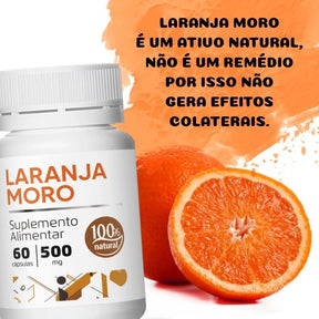 LARANJA MORO VITA C  Emagrecedor Natural 500MG 60 CÁPS